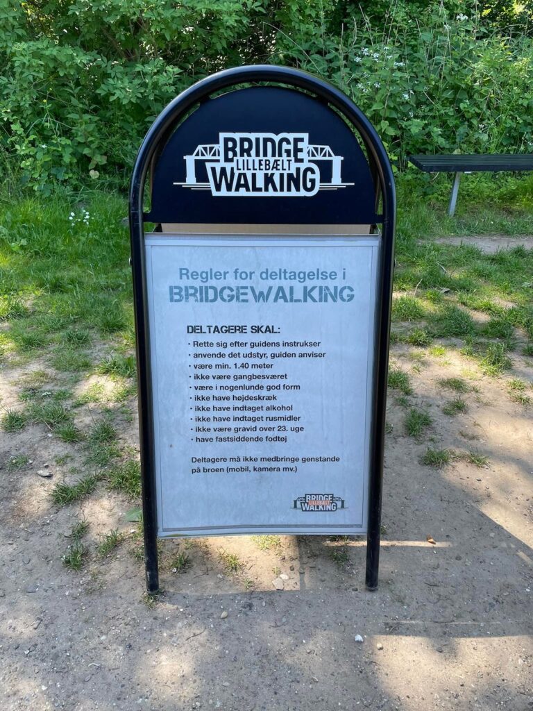 Regler ved bridgewalking lillebelt middelfart fyn