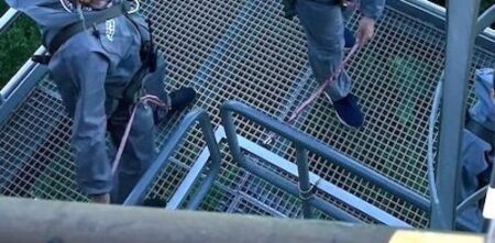 Sikkerhedsline bridgewalking lillebelt middelfart