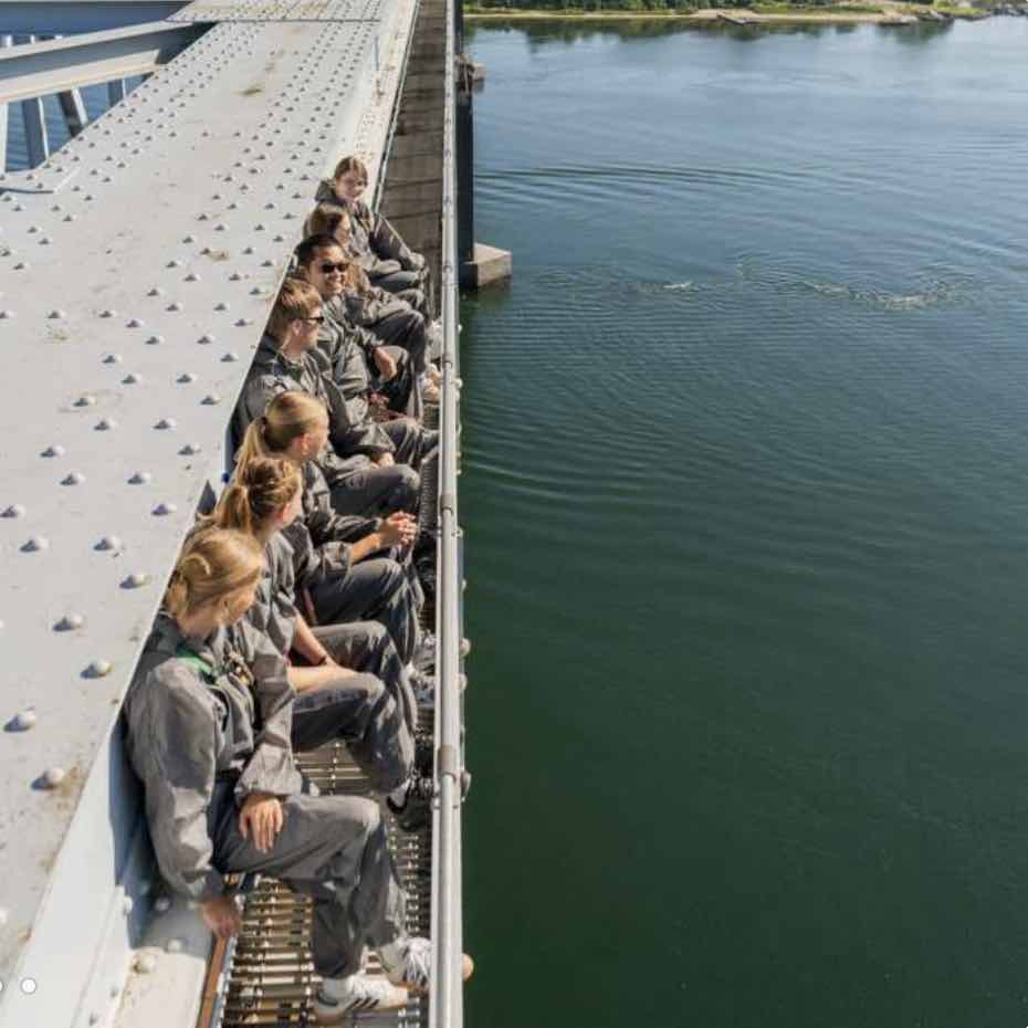 Udsigt fra Bridgewalking Lillebælt