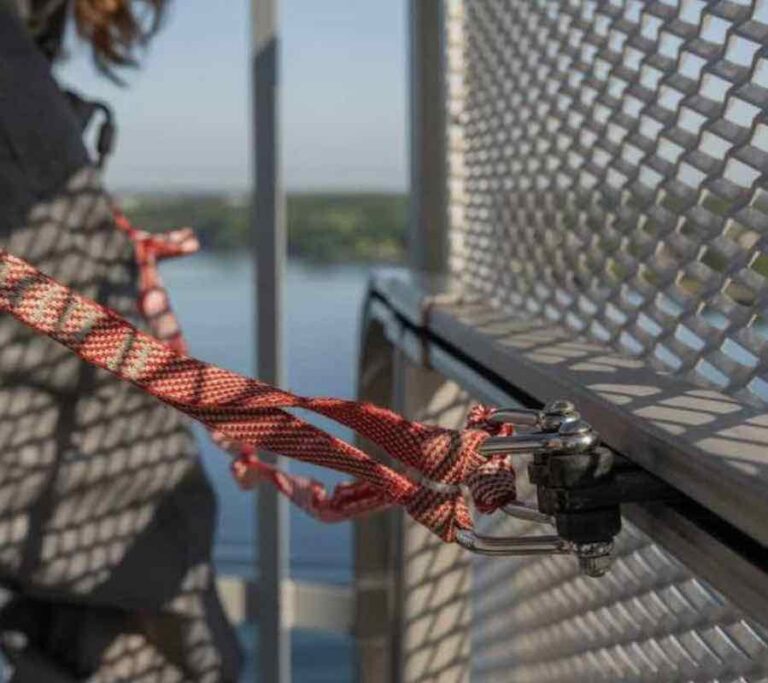 Sikkerhedsline til Bridgewalking Lillebælt