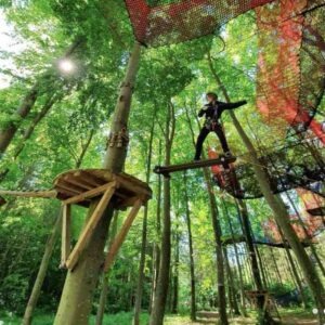 Klatrepark Go High på Kragerup Gods Ruds Vedby Sjælland