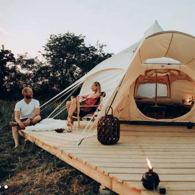 glamping i danmark i glampingtelt