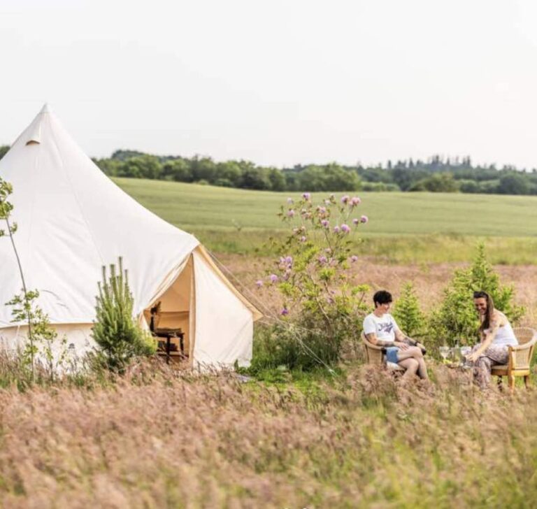 glamping for par i telt